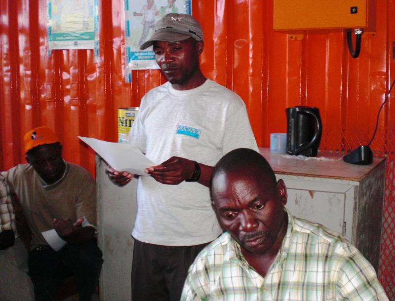 Employees learn about loans and interest