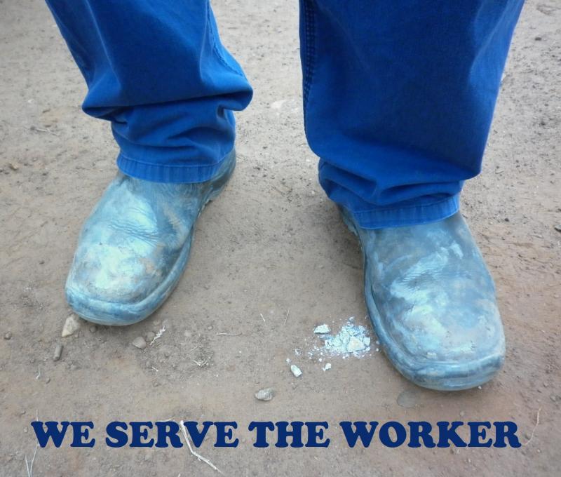 We are there to serve the worker, who struggles on in order to provide.