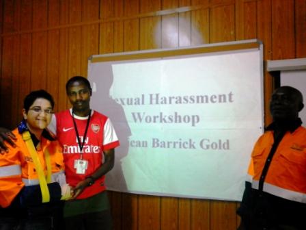 Trainers at Bulyanhulu Receive Sexual Harassment Training